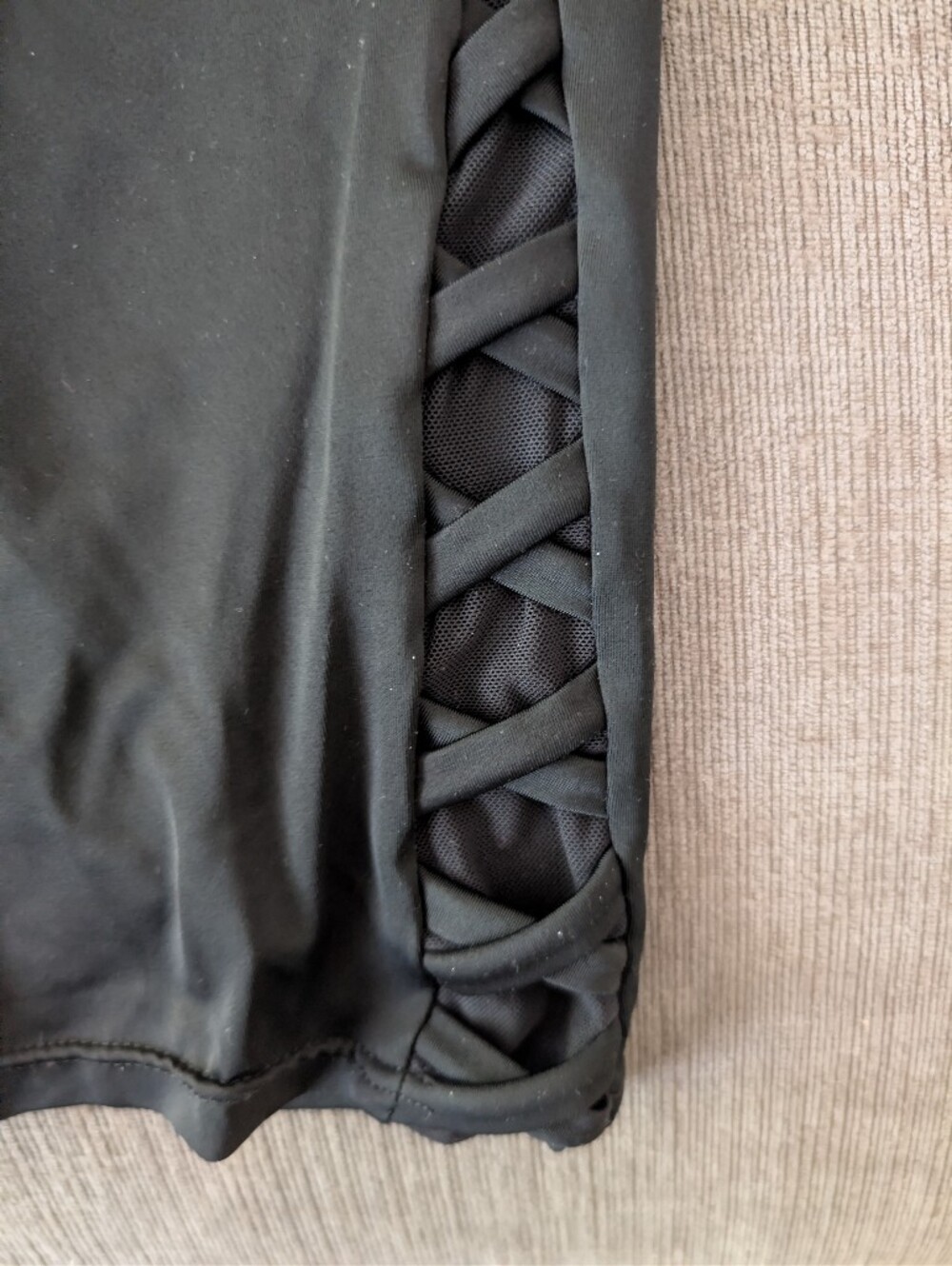Black High Waisted Swim Capris 26 Plus Size Swimsuits For All - Picture 3 of 3